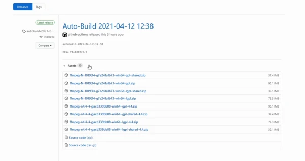 Github deFFmpeg